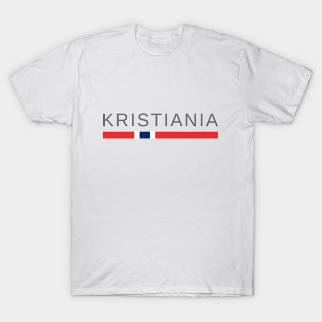 Kristiania | Oslo Norway T-Shirt by tshirtsnorway